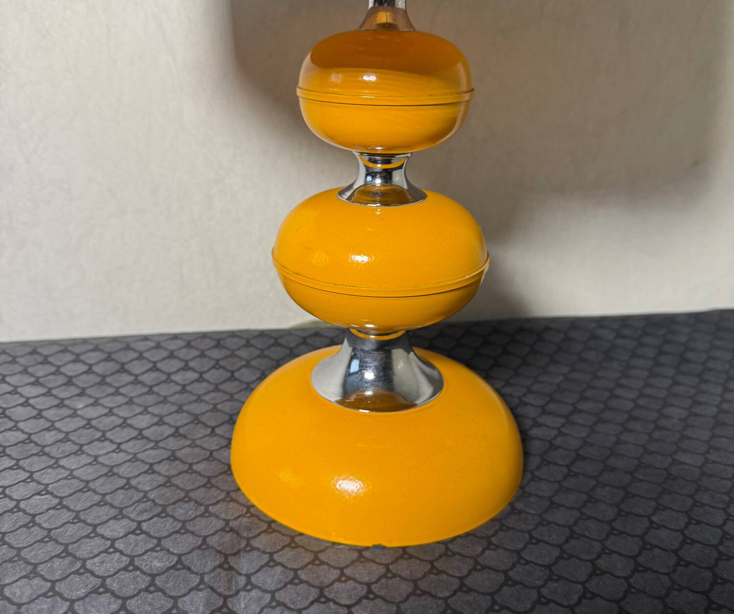 Vintage orange table lamp