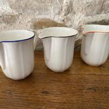 Lot of 3 Badonviller and K&G Lunéville creamers