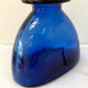 Vintage cobalt blue glass vase