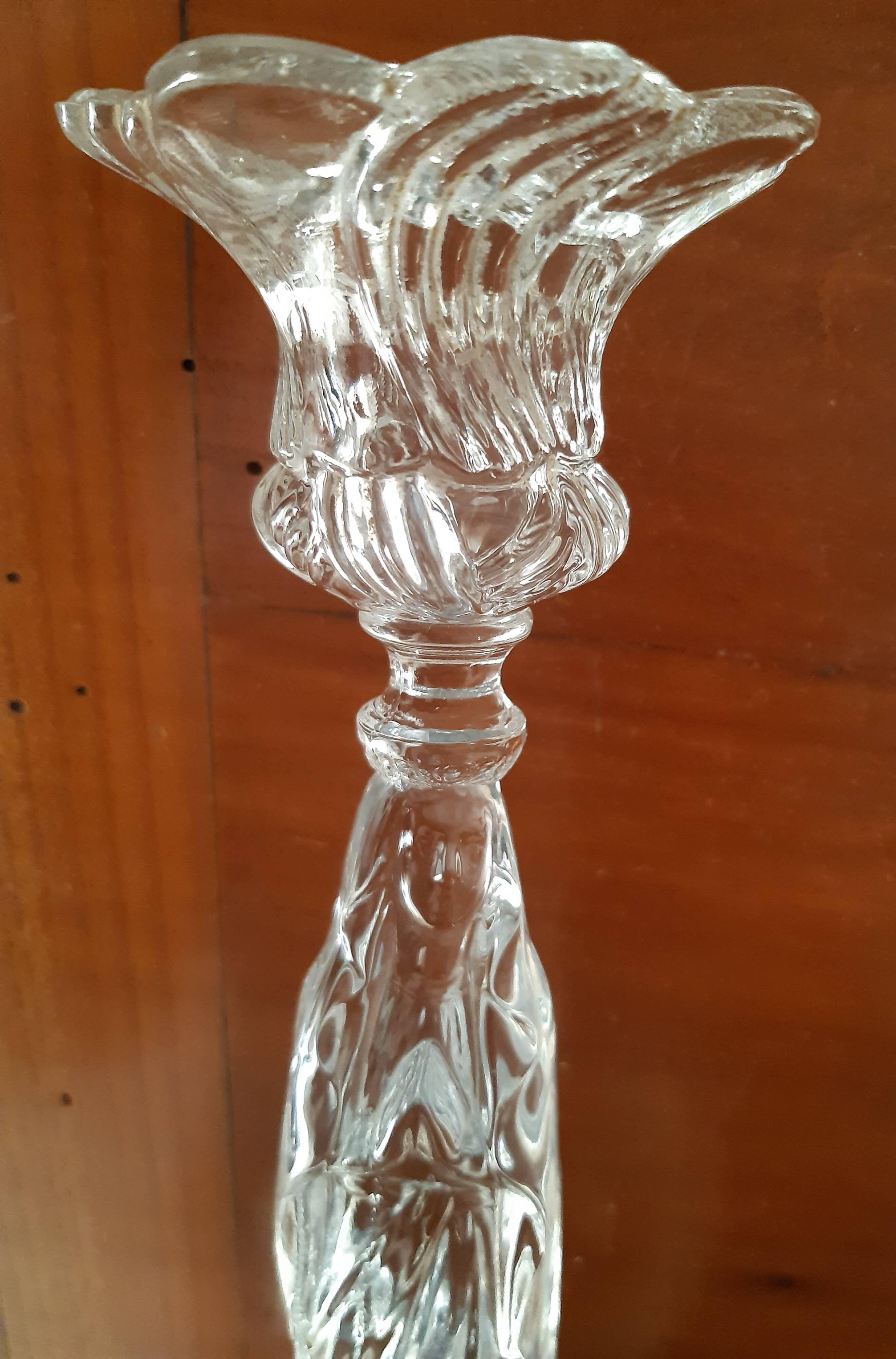 Chandelier art deco moulded glass by Portieux