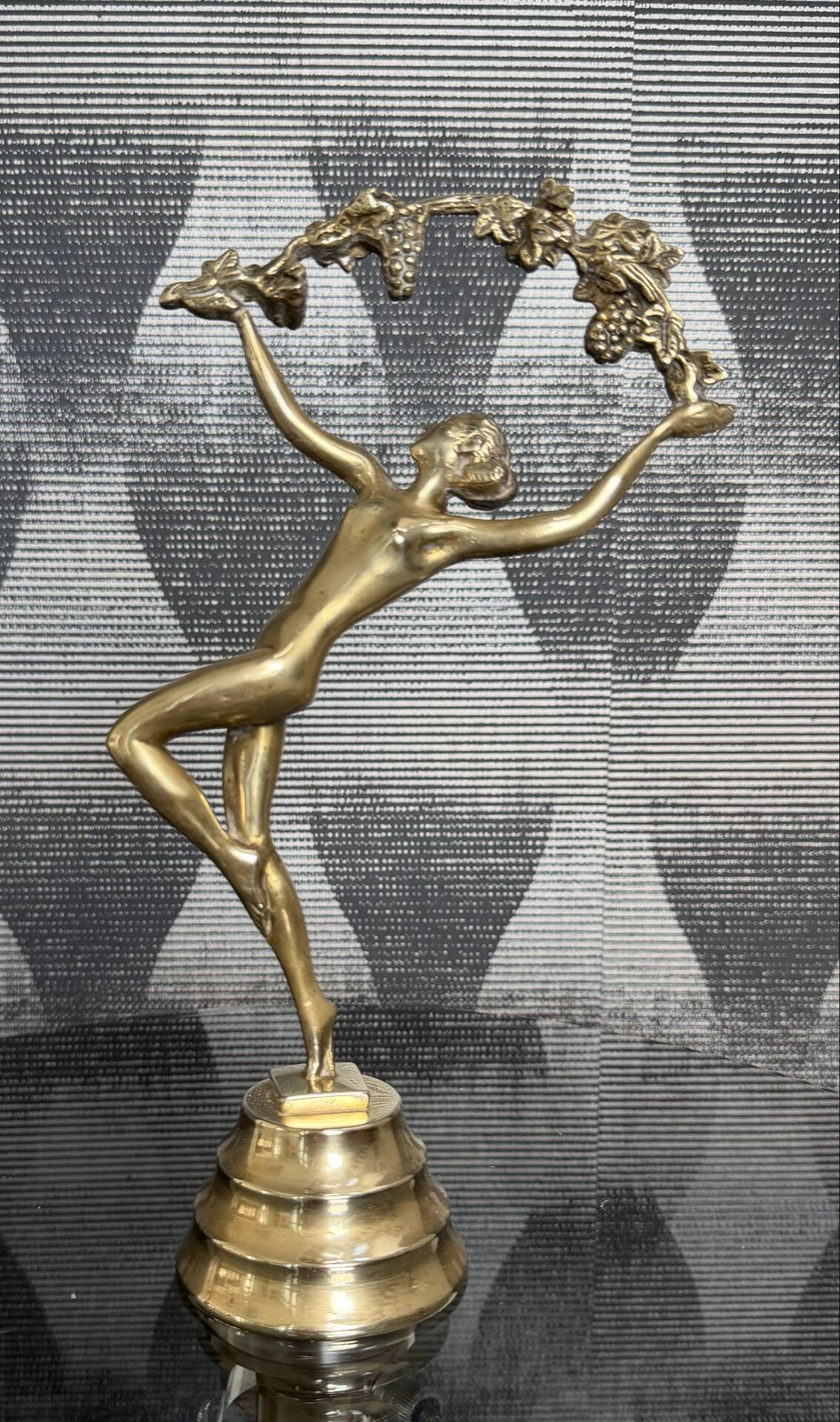 Ballerina Style Art Deco in Brass / Bronze 29cm (1920s)