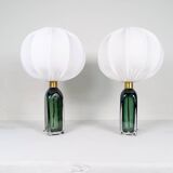 Mid-Century Modern Table Lamps by Carl Fagerlund for Orrefors Sweden RD 1406