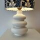 Wireless balcony lamp - unique recycled piece with tiger lampshade
