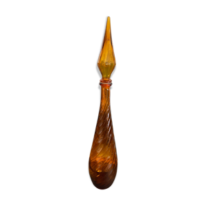 carafe en verre texturé