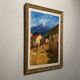 Old painting, Mexican landscape, signed XX century