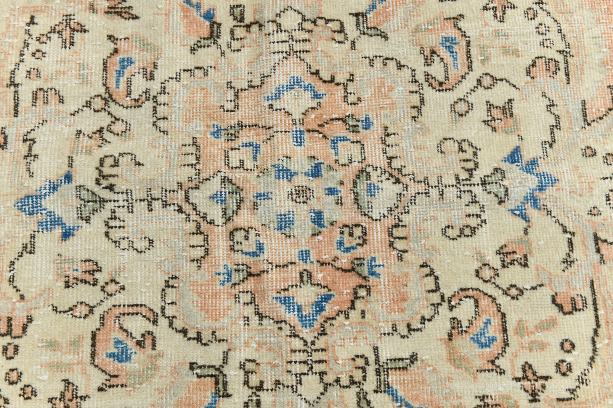7x10 oriental peach turkish rug 206x309cm