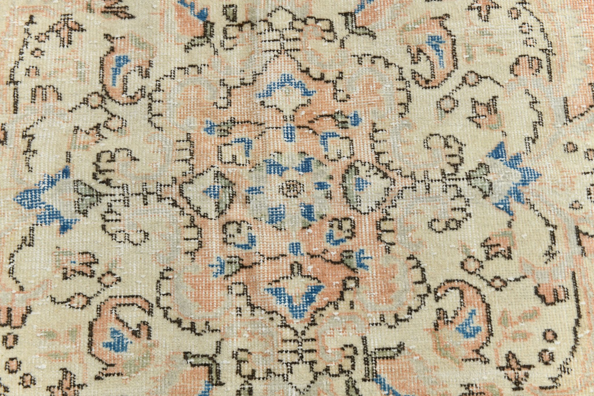 7x10 oriental peach turkish rug 206x309cm