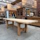 Large oak office table