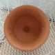 Terracotta butter dish with dome