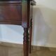 Table d’appoint extensible -Bureau-Années 80-Louis XV-teinte acajou