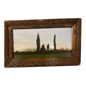 Paysage peinture à l’huile -