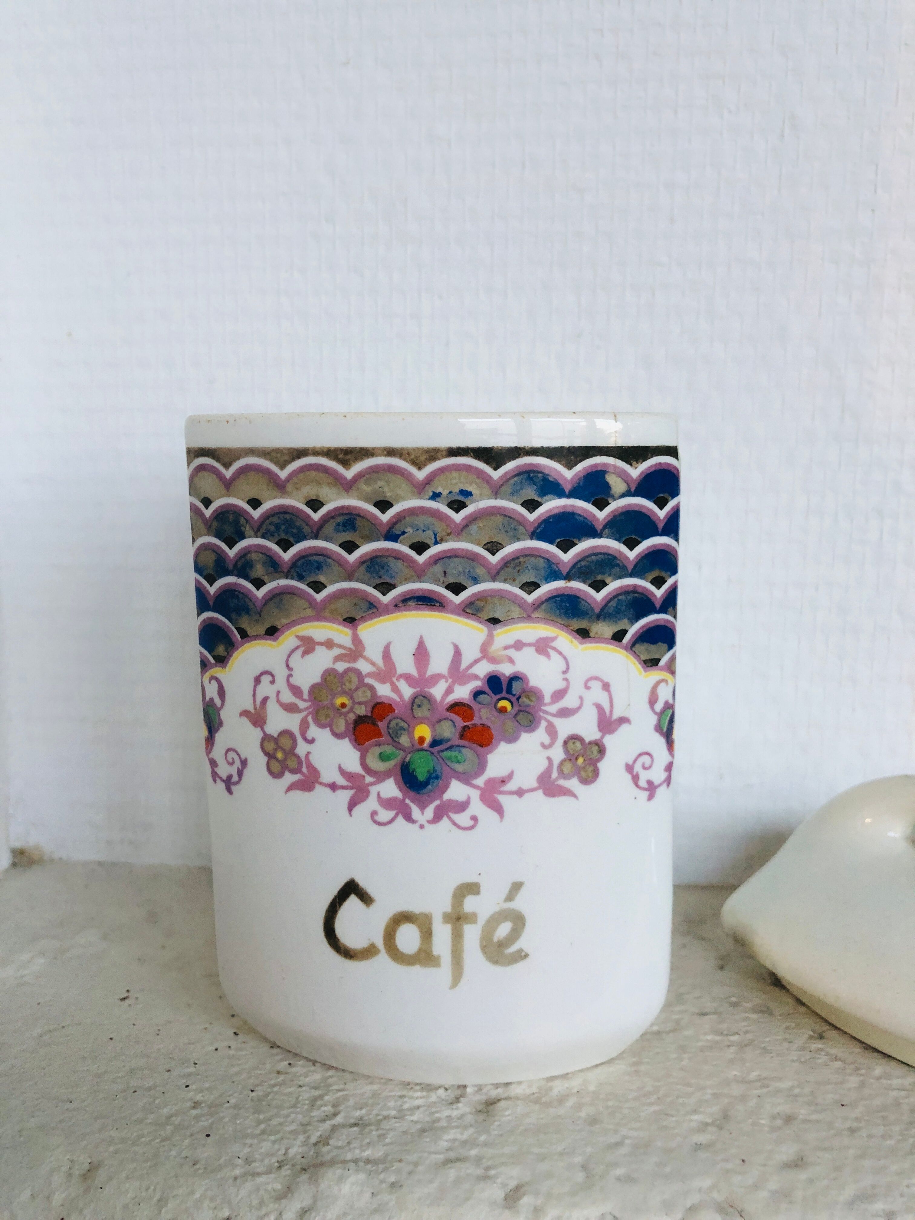 Ceramic coffee spice pot