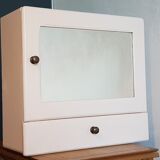 Vintage powder pink medicine cabinet