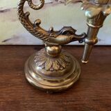 Bronze candlesticks lamp bases