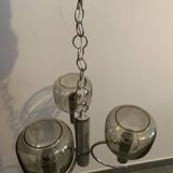 Chrome pendant light 1970 Delmas