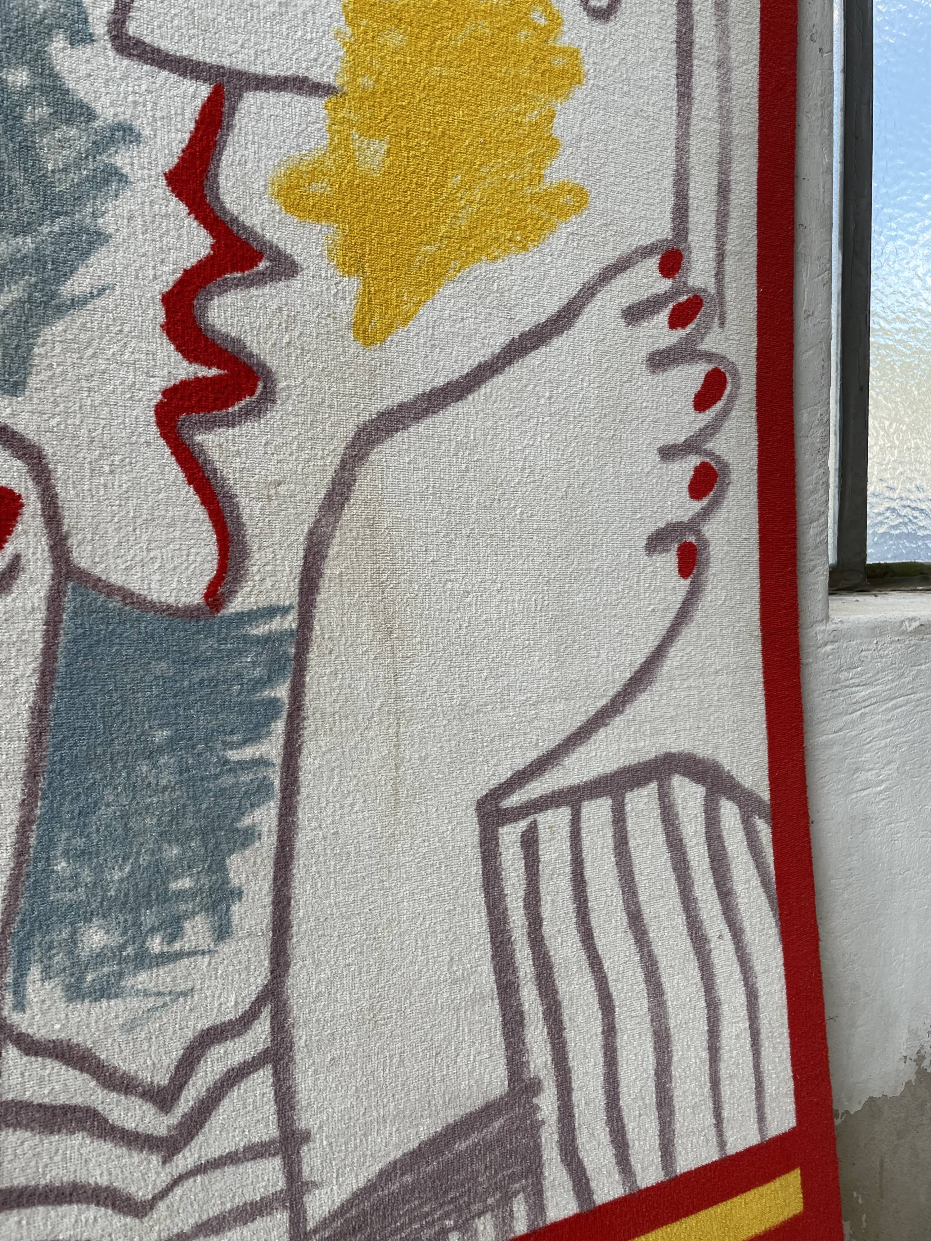 Canvas tapestry Picasso fabric coated on wood XXL