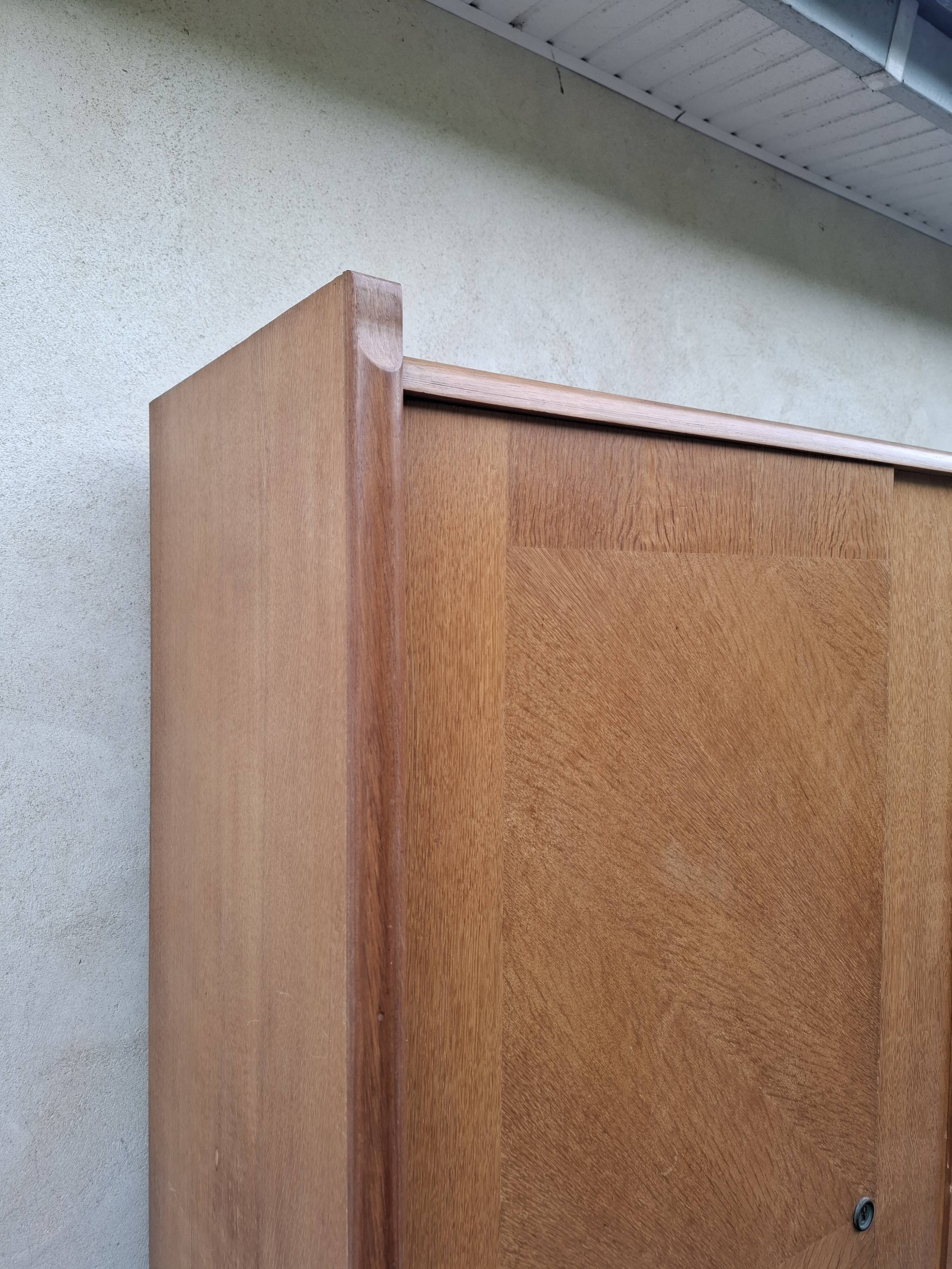 Vintage wardrobe with compass feet