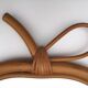 Vintage "apple" mirror in rattan