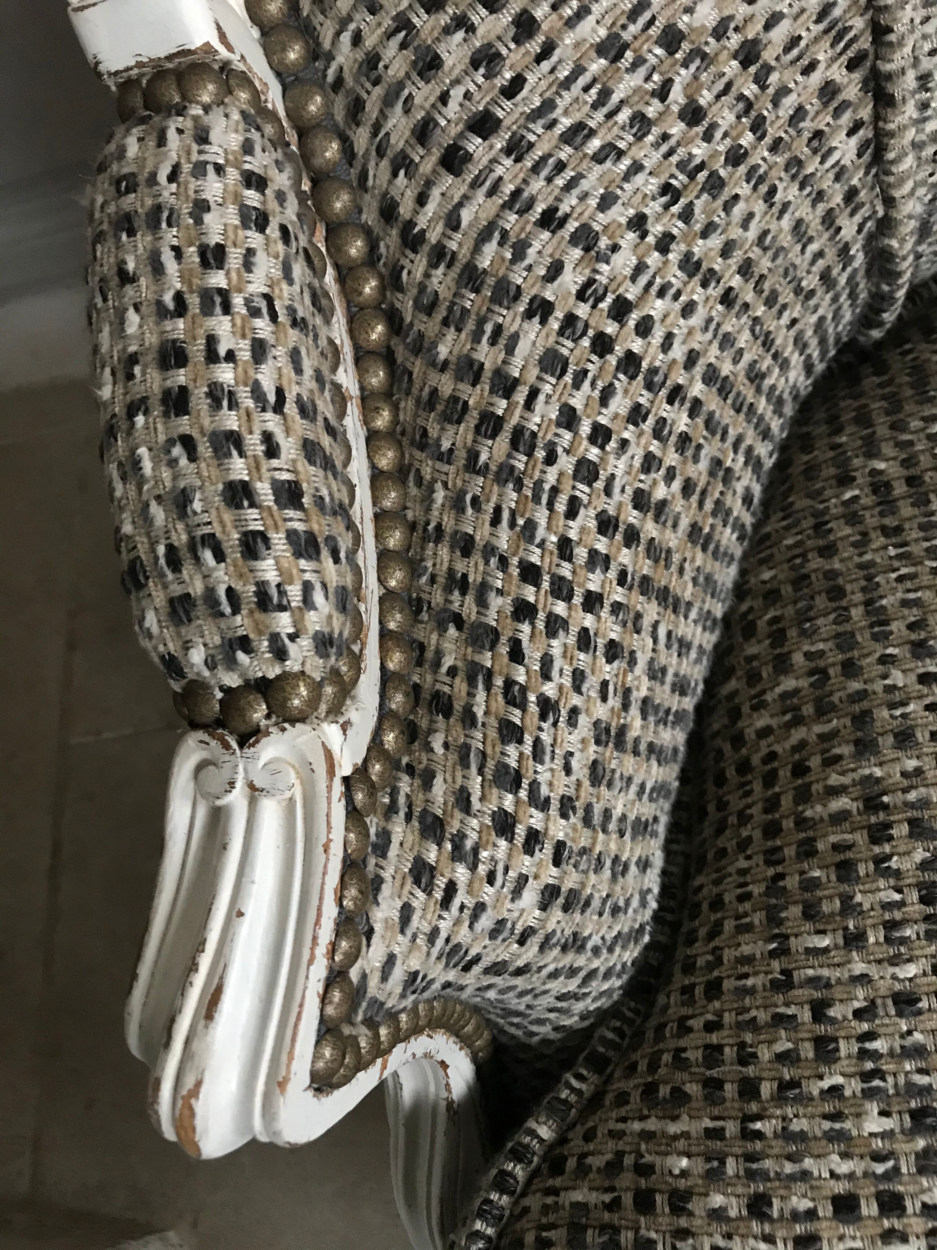 Louis XV-style Bergère chair