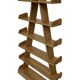 Vintage pyramid cabinet bookcase solid wood design