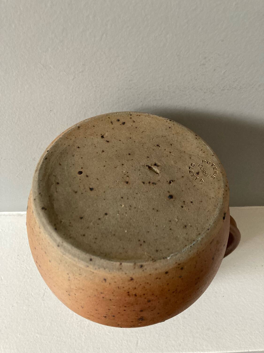 Pichet en grès pyrité Oletta Corse