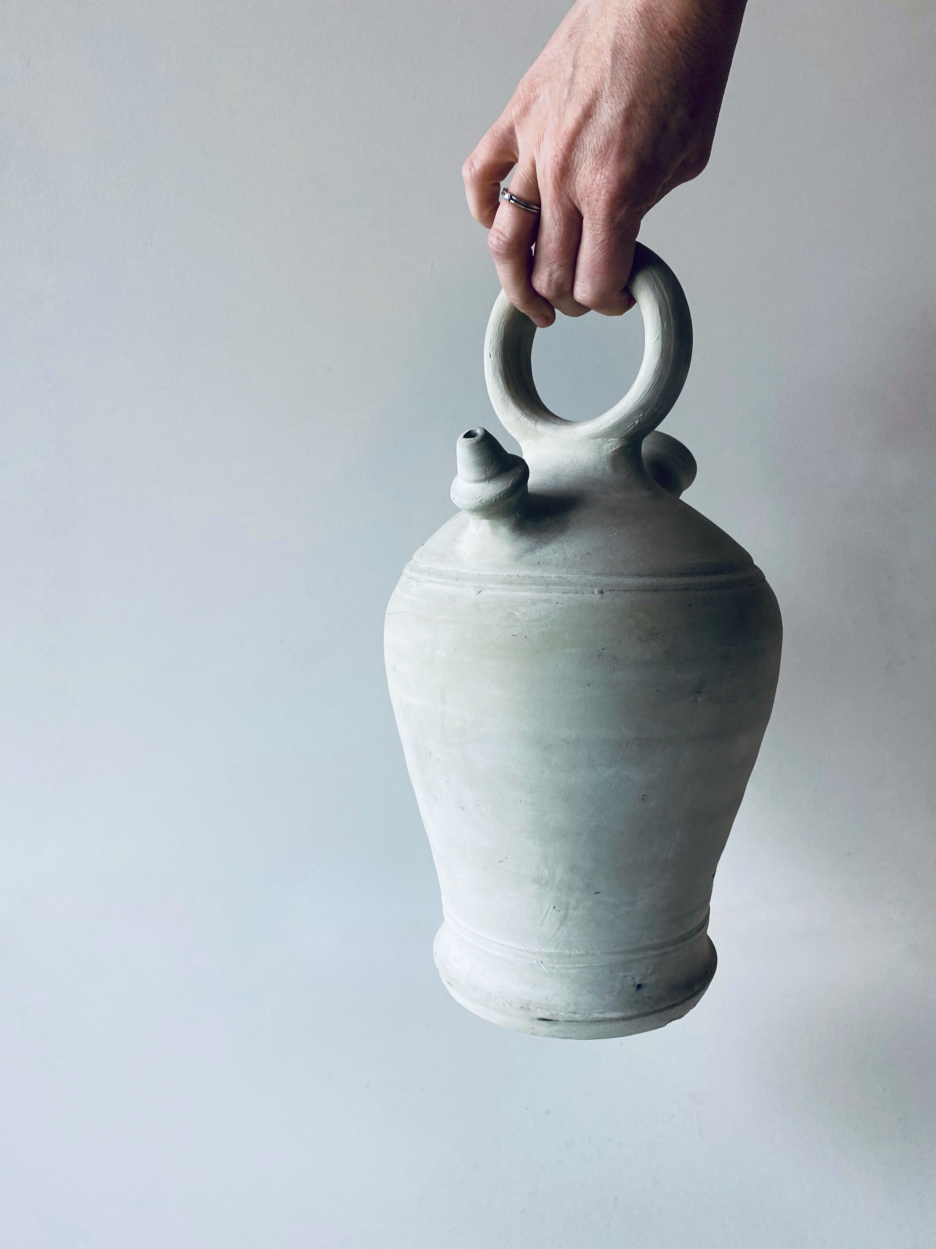 White Spanish bohemian pottery