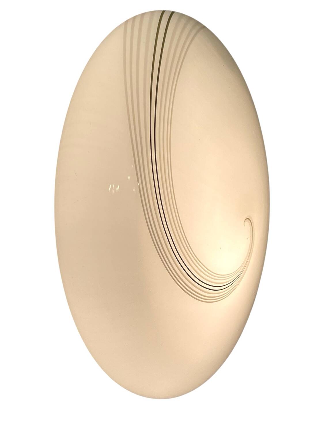 Vetri murano glass XL wall light, Italy 1980s