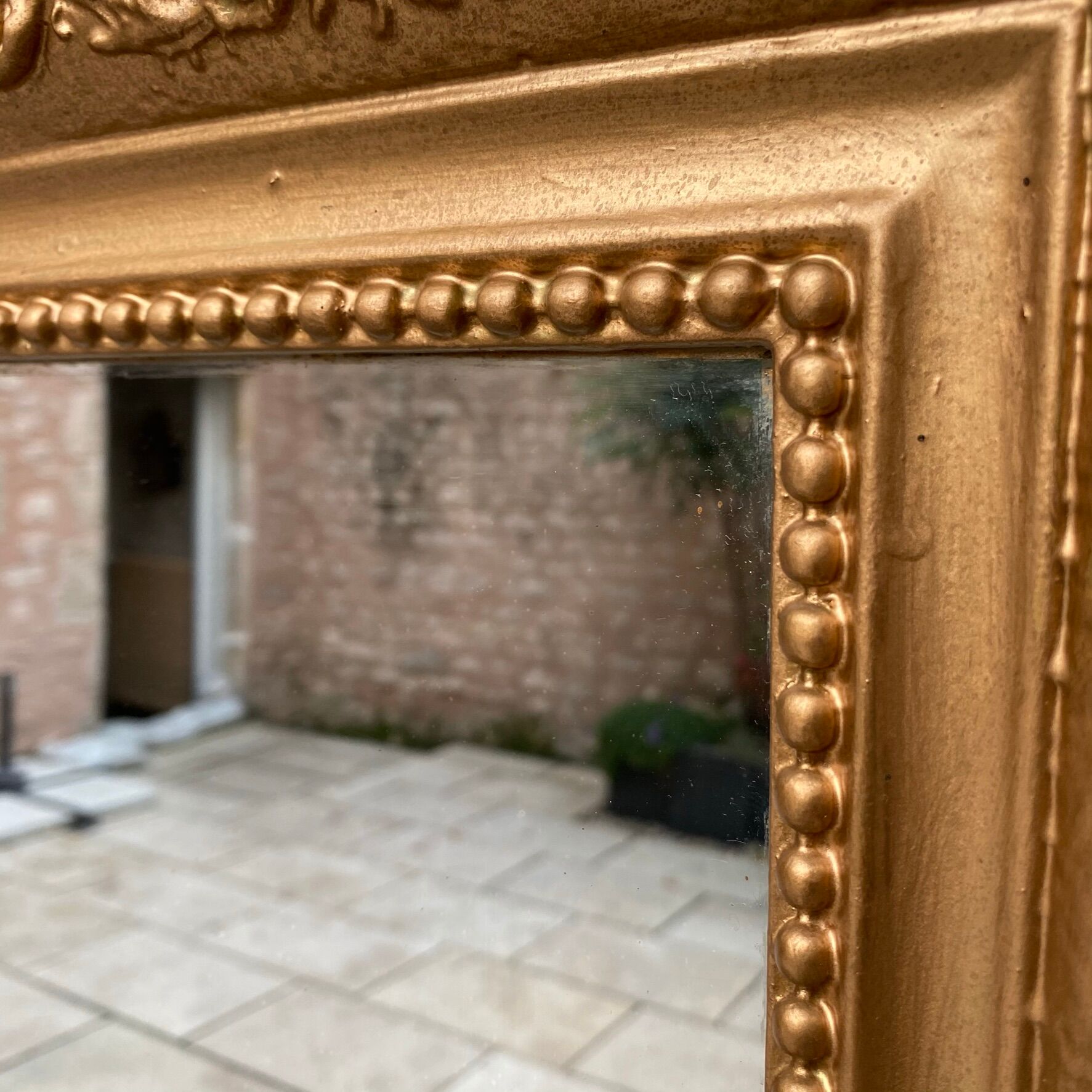 Golden mirror Louis XV 98x156cm