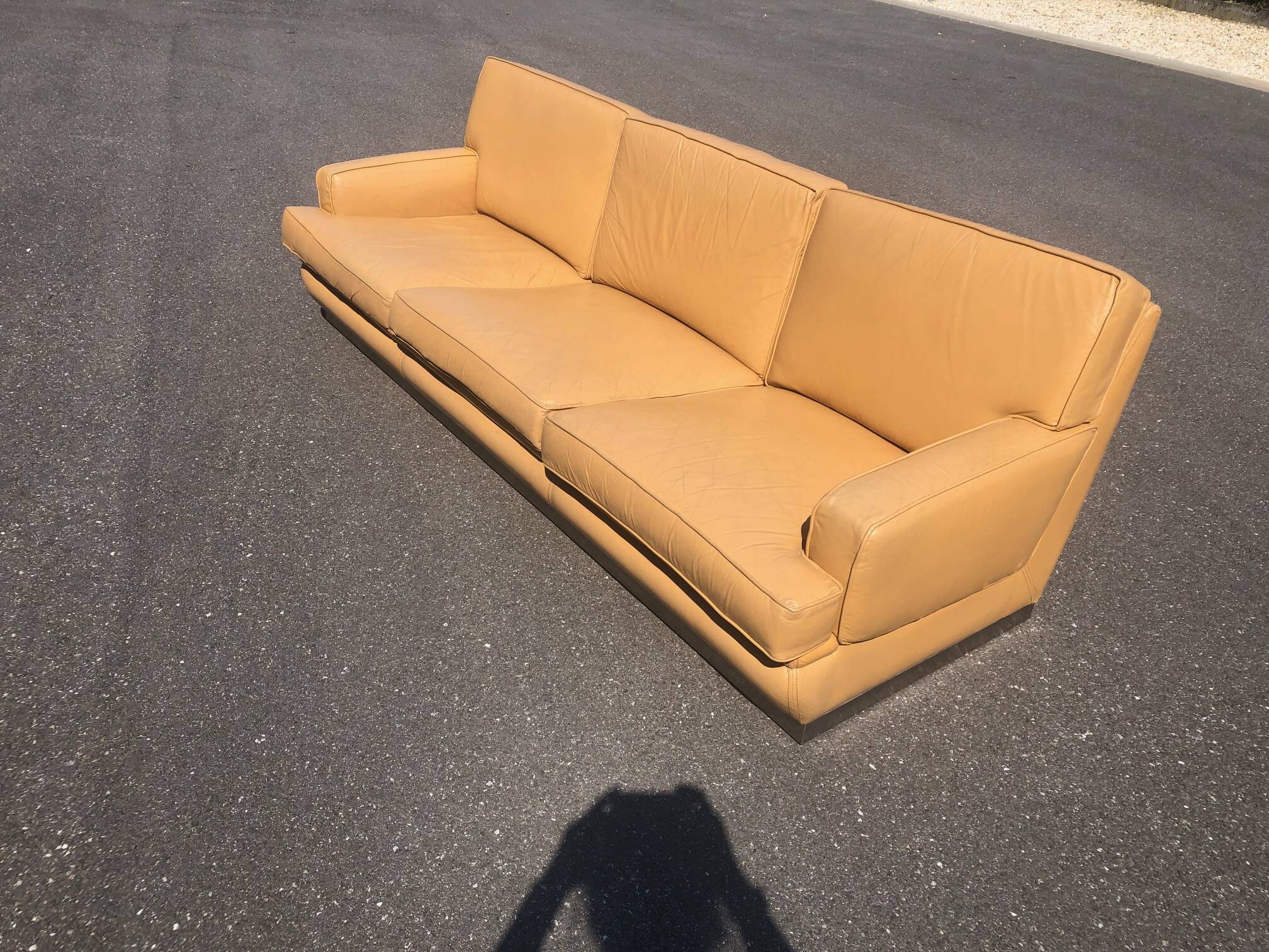 Roche Bobois leather sofa 1970