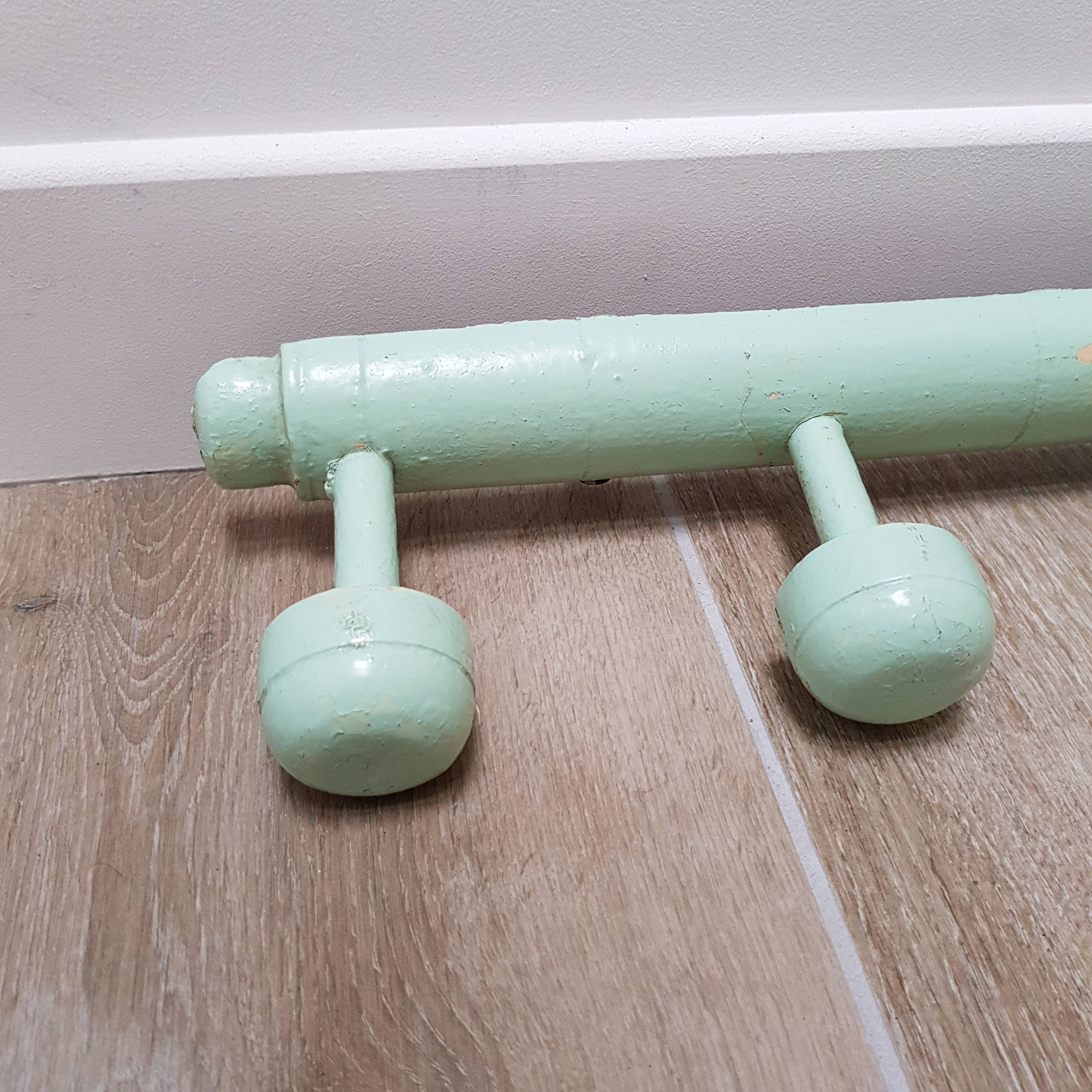 Peg wooden, 5 heads, mint