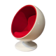 Ball Chair by Eero Aarnio from the 1980s.