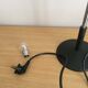 Jumo cast iron and Chrome 1960 desk lamp