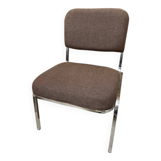 Chair in vintage wool type fabric