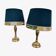 Pair of Art Nouveau style lamps