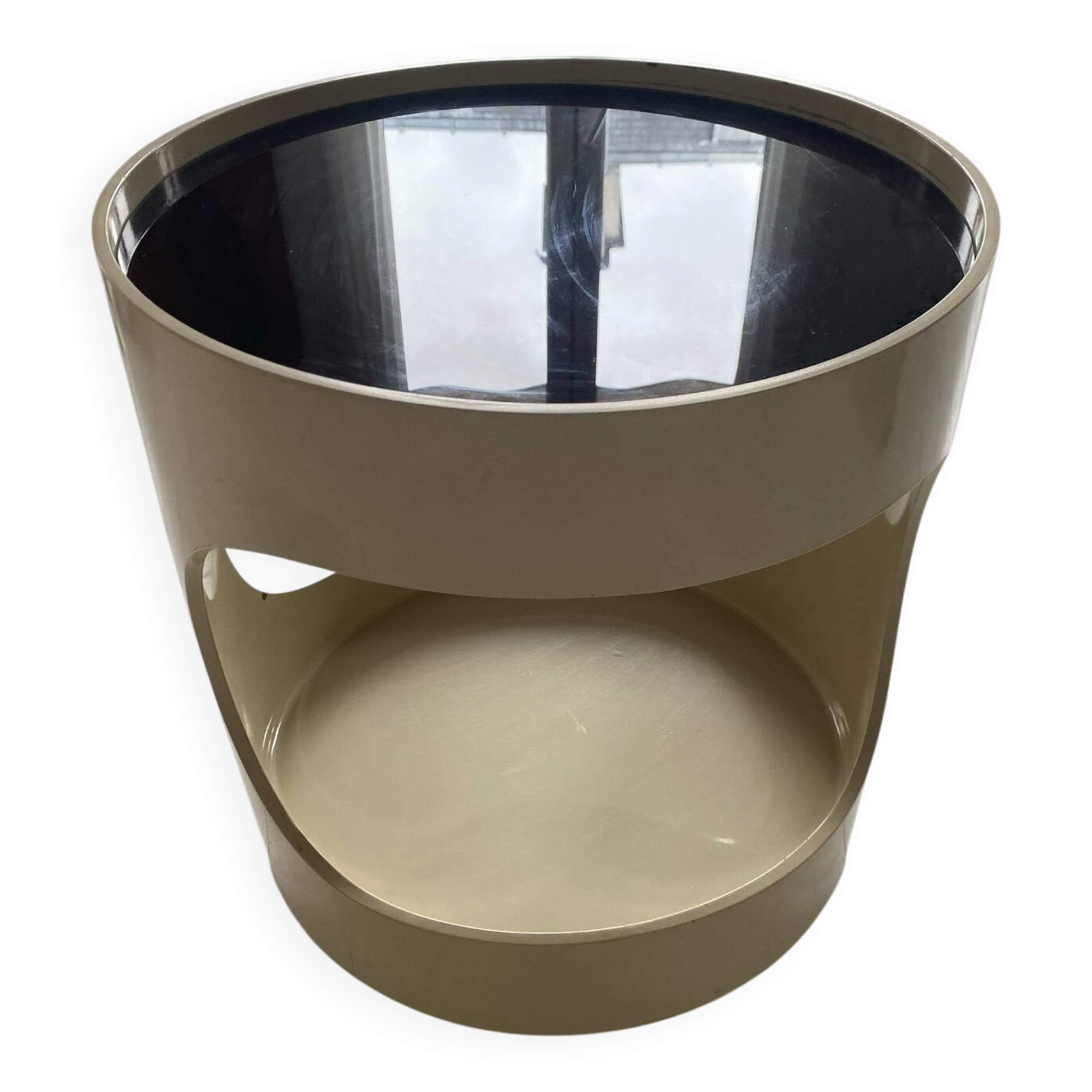 Opal, wheeled side table