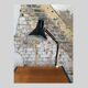 Lampe d'architecte par E.S Horn, Danemark , 1980s , noir