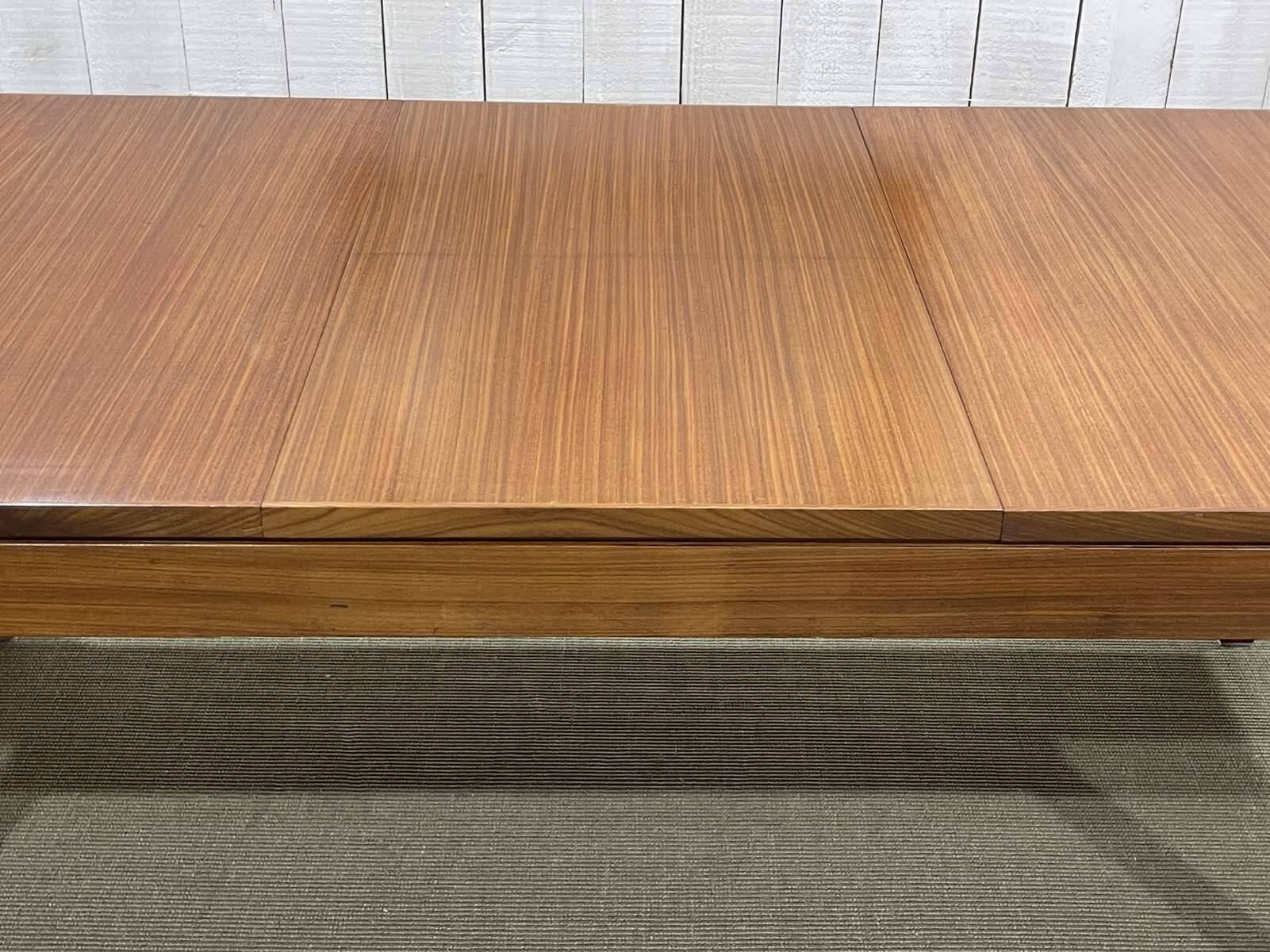 English teak table from the 70s with butterfly extension
