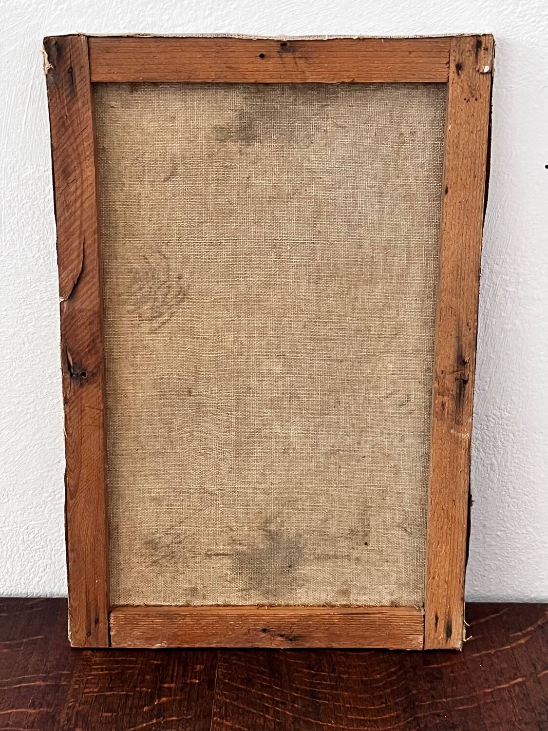 Old cottage oil painting