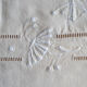 Hand-embroidered antique sheet