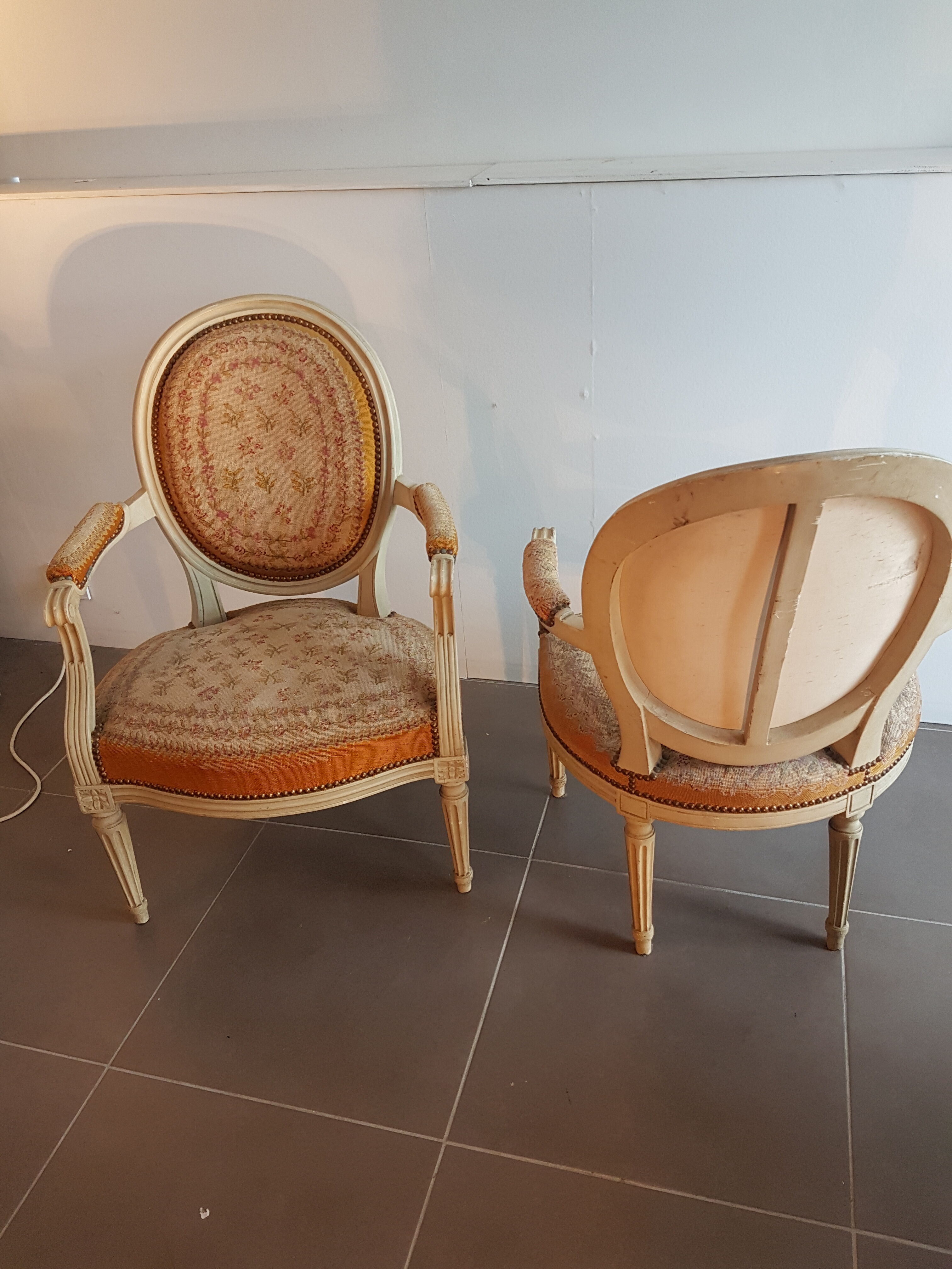Pair of armchairs