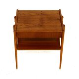 Teak bedside table, Carlström, Sweden, 1960