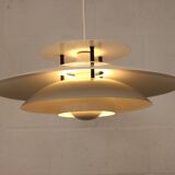 Vintage Laterna Danica Pendant Lamp: White & Black Danish Design