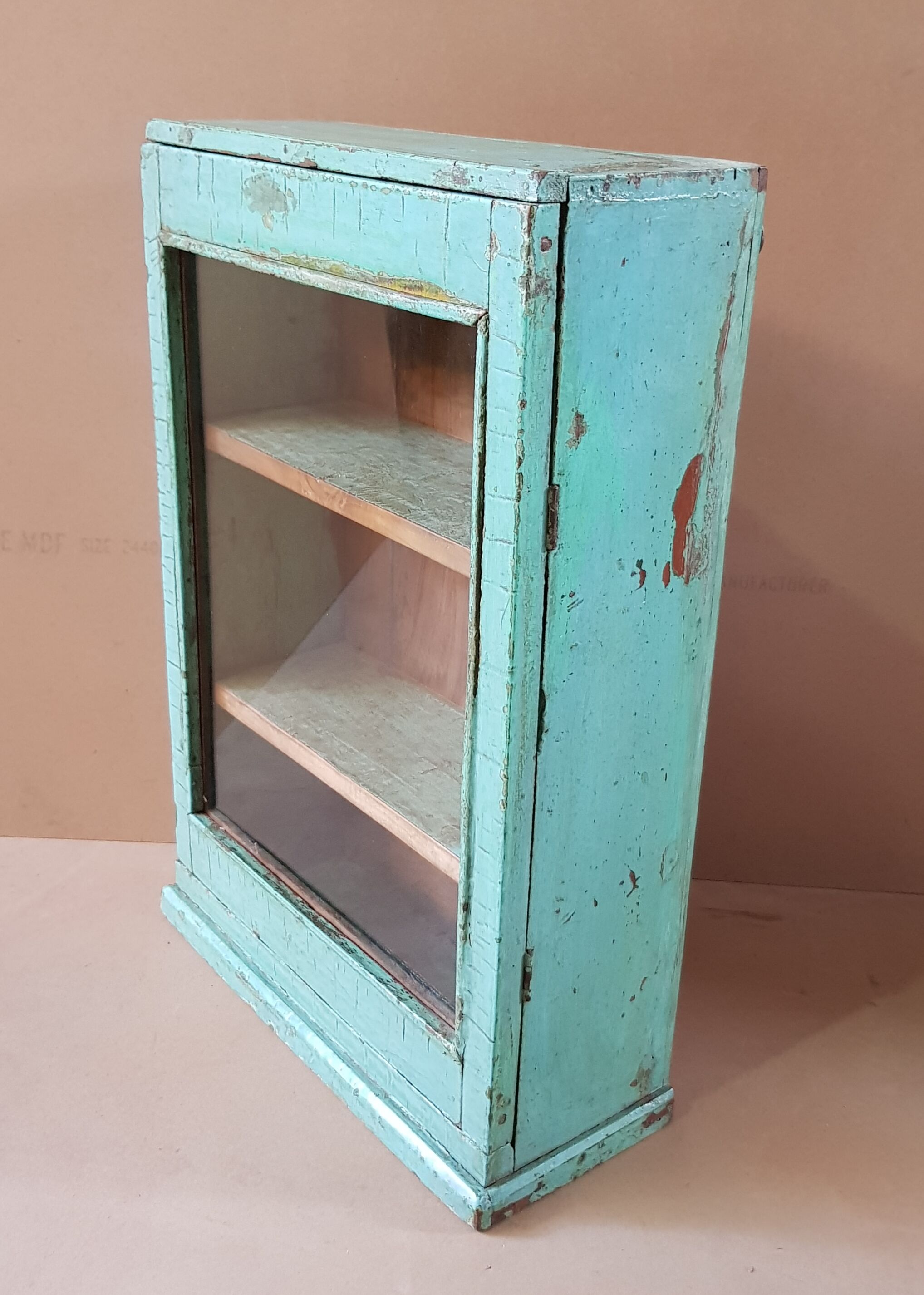 Medicine cabinet - showcase - Burmese teak wall shelf