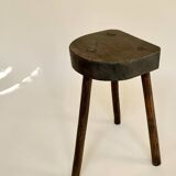 Tripod stool, late 19th century