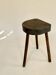 Tripod stool, late 19th century
