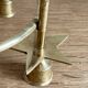 Vintage brass candle holder