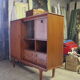 Meuble bar scandinave en teck
