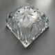 2 vintage thick glass ashtrays