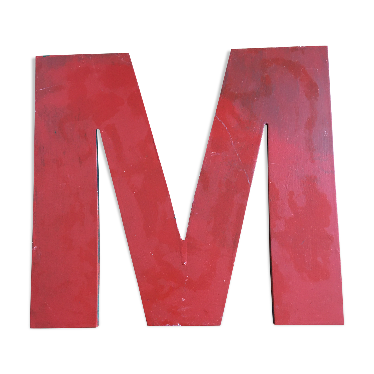 Letter teaches wood M