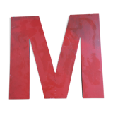 Letter teaches wood M